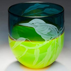 Kingfisher Green Bowl