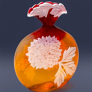 Dahlia Bloom Topaz/Ruby