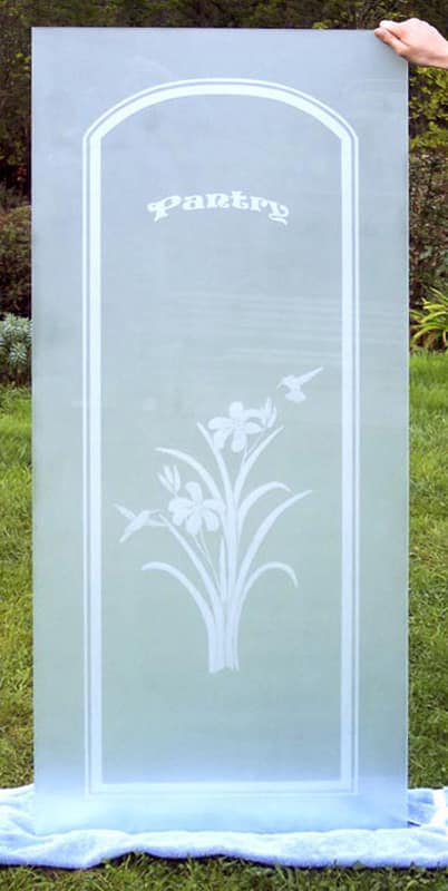 Lily-hummingbird-pantry-door-24 Lily and Humminbird Door