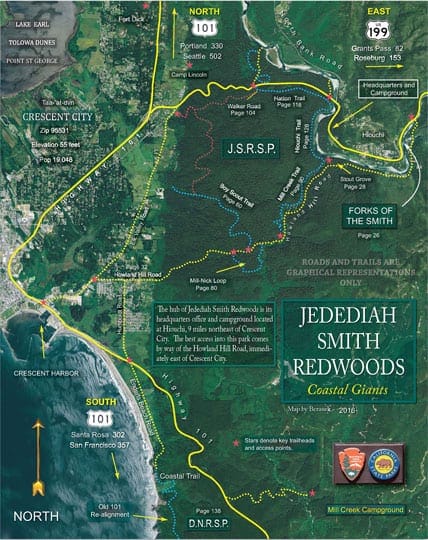 Jedediah Smith map